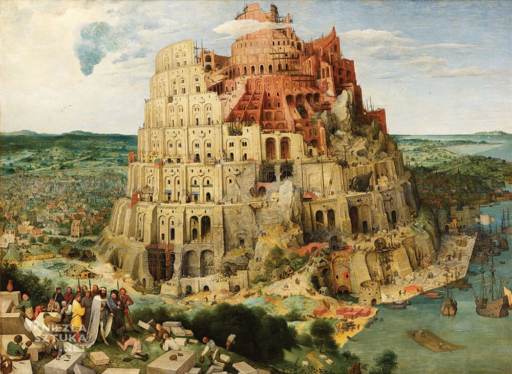 Pieter Bruegel Starszy - Wieża Babel -  1563